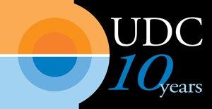 UDC 10 Years anniversary logo