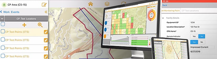 Digital Utility Gas Compliance Manager dashboard view