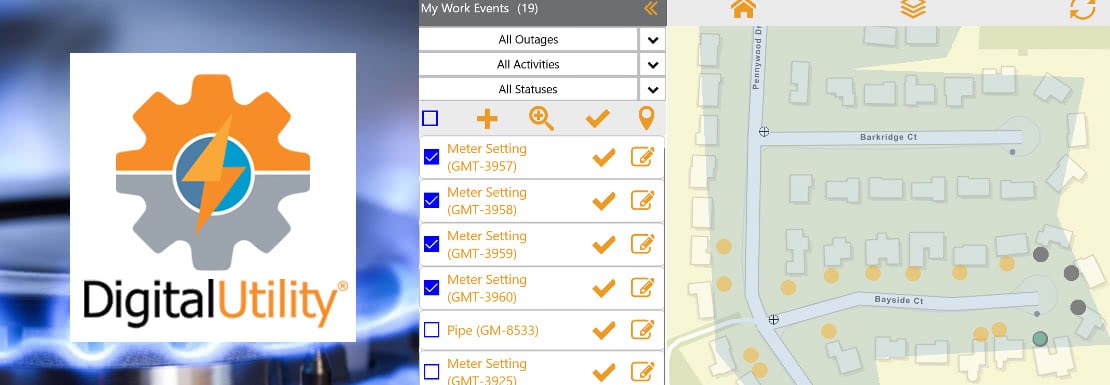 The Digital Utility Gas Outage Management solution