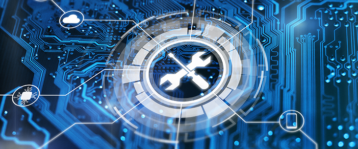 Technical support and maintenance concept