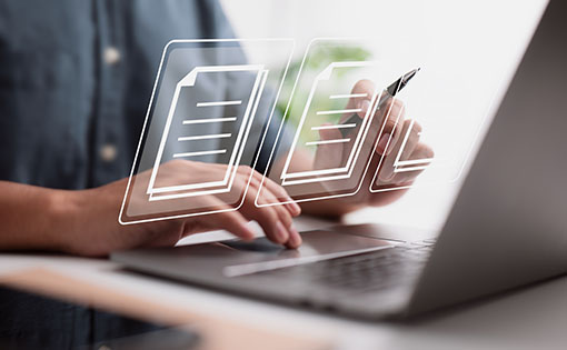specialist managing digital assets