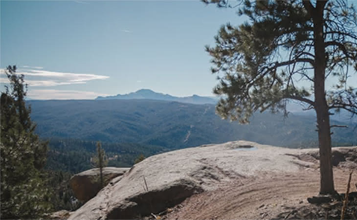 Mountain view in Sedalia, Colorado