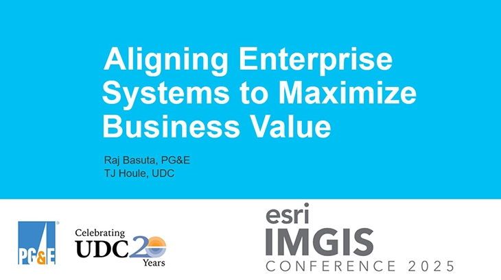 Presentation Promo: Aligning Enterprise Systems to Maximize Business Value - Esri IMGIS 2025