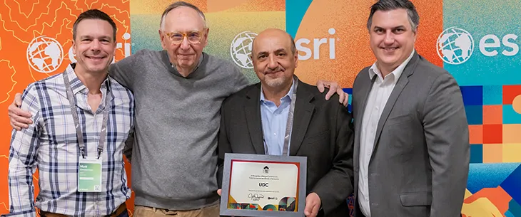 UDC Recognized as an Esri Cornerstone Partner